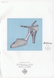 Reklame for damesko, 1930