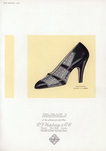 Reklame for damesko, 1930