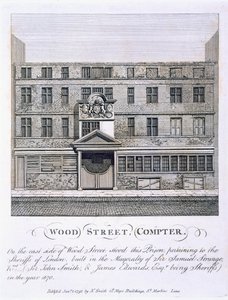 Wood Street, Compter, pub. 1793. af English School