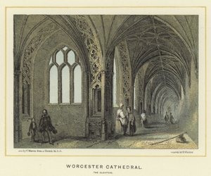 Worcester Cathedral, klostrene af English School