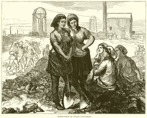 Work-Girls hos Wigan Collieries af English School