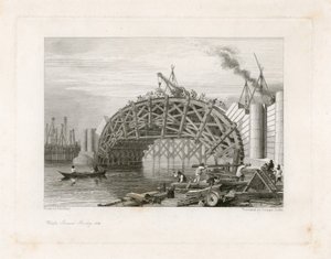 Works, Strand Bridge (dvs. Waterloo Bridge), London af English School