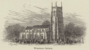 Worstead Church (gravering) af English School