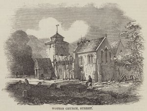 Wotton Kirche, Surrey (Gravur)