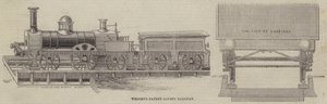 Wrights Patent-Sicherheitsbahn (Gravur) von English School