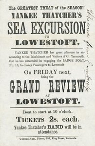 Yankee Thatchers havudflugt til Lowestoft (print) af English School