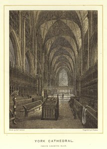 York Cathedral, kor ser mod øst af English School