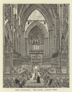 York Cathedral, koret, ser mod vest af English School