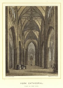 York Cathedral, udsigt over skibet af English School