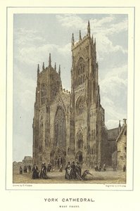 York Cathedral, vestfronten af English School