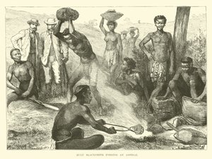 Zulu smed smede en assegai af English School