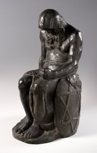 Messias (bronze) af Enoch Henryk Glicenstein