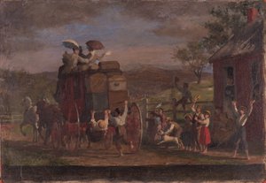 Studie for Pemigewasett Coach, ca. 1880-89