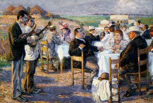 Fed og tynd (1899, olie på lærred)