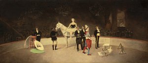 Cirkusscene, ca. 1890 af Enrique Atalaya González