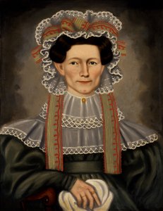 Lady of Squire Williams House, ca. 1829. af Erastus Salisbury Field