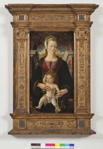 Madonna og barn, 1470-80 af Ercole de Roberti
