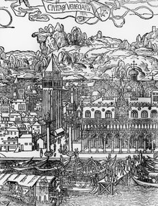 Venedig, træsnit af Erhard Reuwich (1455-1490), Italien