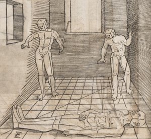 Bestemmelse af løjernes proportioner og position, 1538. af Erhard Schon