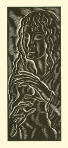 Blind pige af Eric Gill