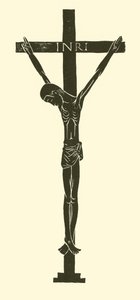 Krucifiks af Eric Gill