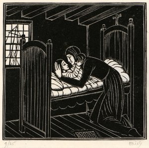 Mor og barn af Eric Gill