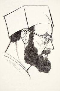 Selvportræt af Eric Gill