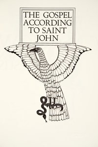 The Eagle of St.John af Eric Gill