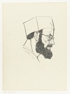 Selvportræt af Eric Gill