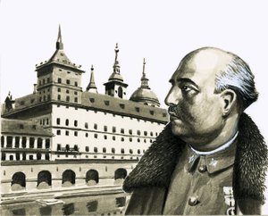 Portræt af general Franco af Eric Parker