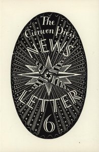 Design til The Curwen Press News-Letter, nummer 6, 1934 (træsnit) af Eric Ravilious
