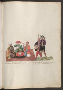 Konstantinopels borgere spiser af Erich Lessing