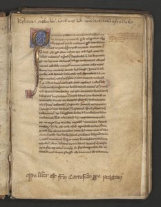 Helside: tekst og initial 