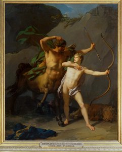 Kentauren Chirons opdragelse af Achilleus ... af Erich Lessing