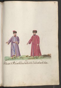 Moskovitiske købmænd i Konstantinopel ... af Erich Lessing