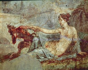 Pan flygter fra en hermafrodit af Erich Lessing