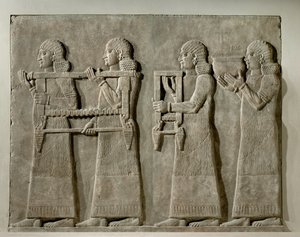 Tjenere med jagtredskaber ... af Erich Lessing