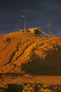 Tinmine på Jos-plateauet, Nigeria, Afrika