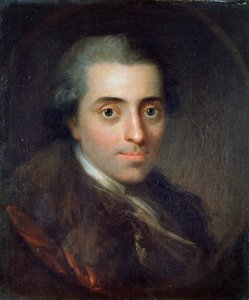 Portræt af Johannes Ewald, dansk digter