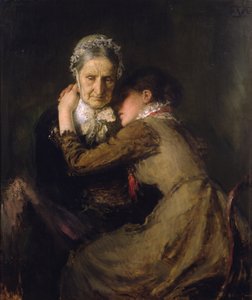 En bekendelse (olie på lærred) af Erik Theodor Werenskiold