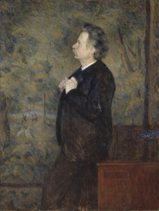 Edvard Grieg, norsk komponist og pianist - Portræt af Edvard Grieg (1843-1907), af Werenskiold, Erik Theodor (1855-1938). Olie på lærred af Erik Theodor Werenskiold