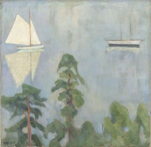 Spejling af Erik Theodor Werenskiold