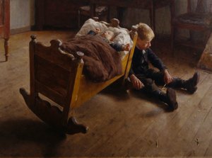 To brødre af Erik Theodor Werenskiold