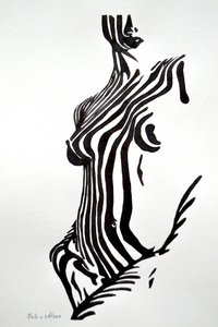 Zebrastribet nude