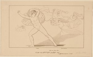 Illustration til Aischylos af Erling Eckersberg