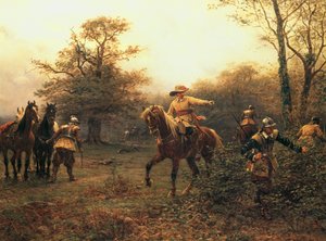 The Boscobel Oak (farvelitografi)