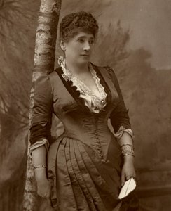 Mrs John Wood, britisk skuespillerinde og teaterchef, 1888.