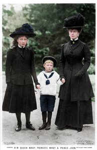 Queen Mary, Prinsesse Mary og Prins John, 1910