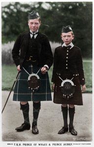 Prinsen af Wales og Prins Henrik, c1910