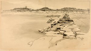 Fort Moultrie på stedet for det gamle Fort Sullivan af Ernest C. Peixotto